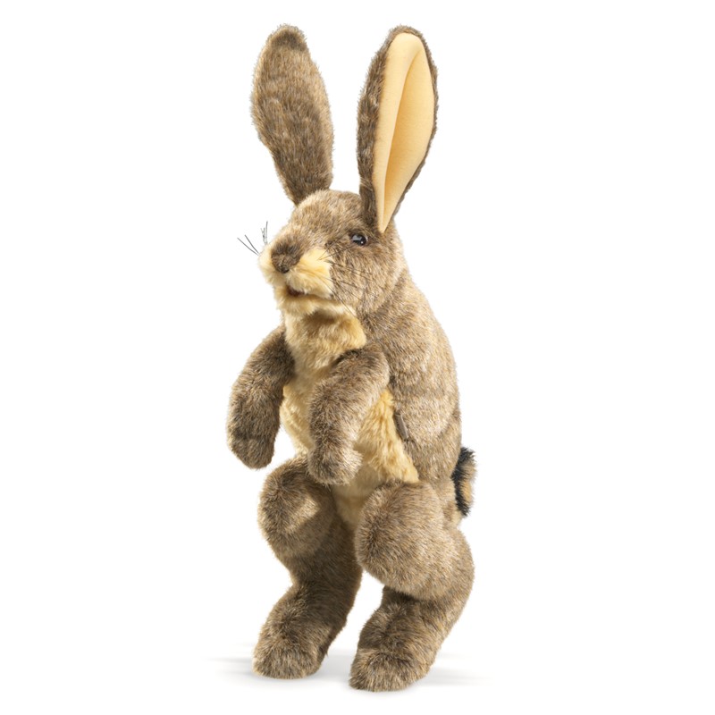 Folkmanis hand puppet large jack rabbit
