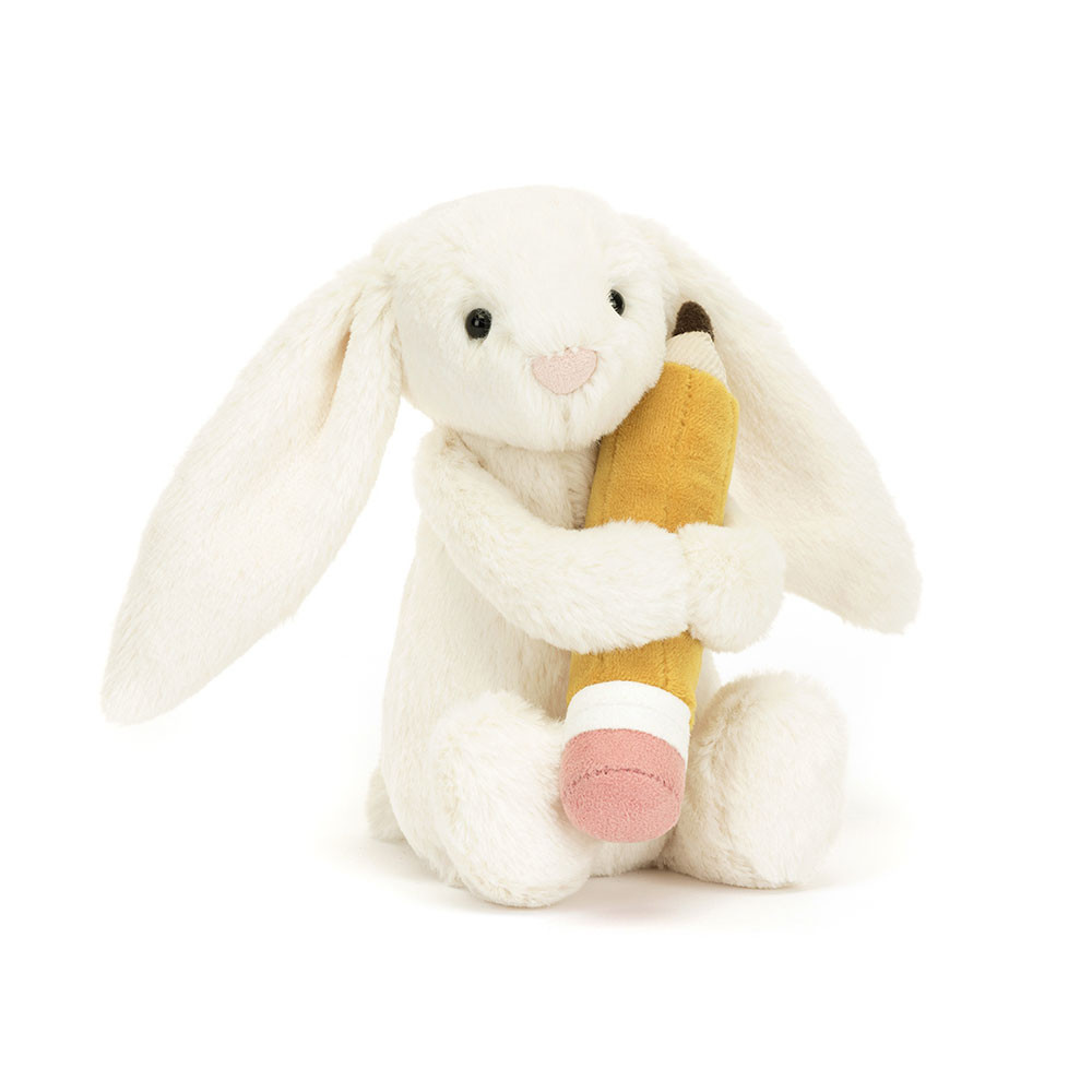 Hase - Jellycat Plüschfigur Bashful Bunny with Pencil