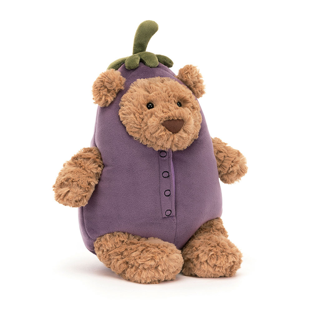 Bär - Jellycat Plüschfigur Bartholomew Bear Aubergine