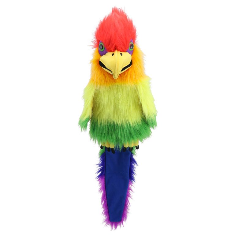 Handpuppe Regenbogenvogel - mit Geräusch - Puppet Company