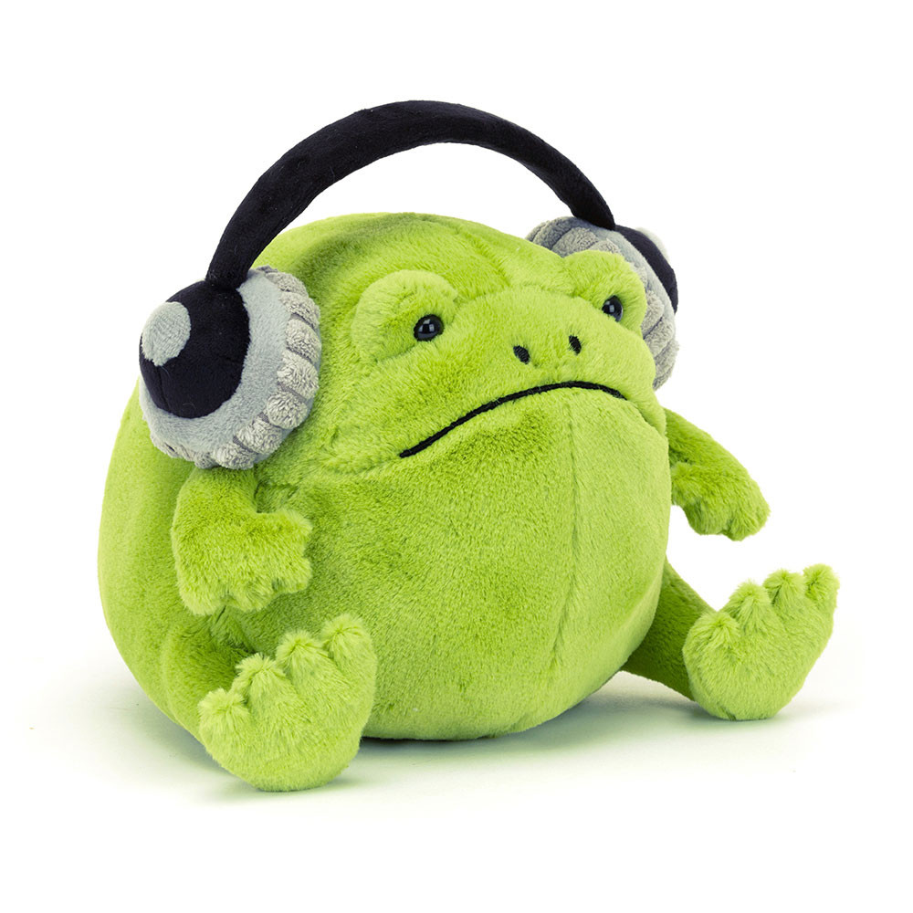 Frosch - Jellycat Plüschfigur Ricky Rain Frog Headphones