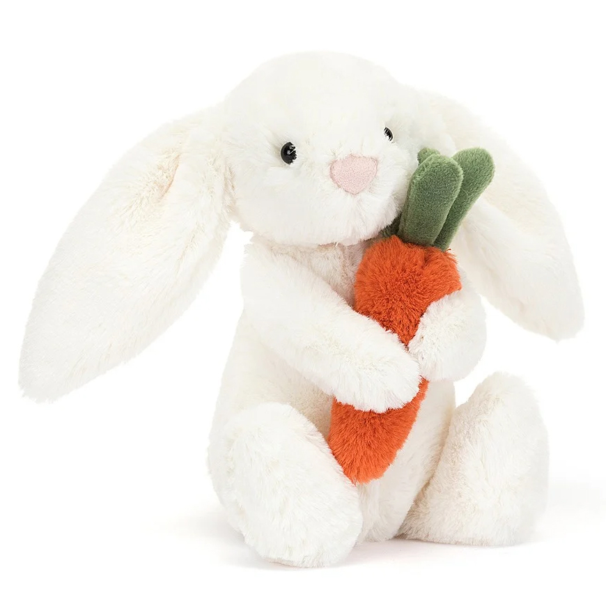 Bashful Carrot Bunny Little - cuddly toy from Jellycat