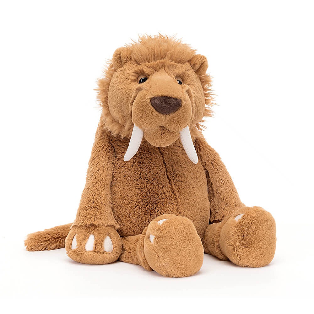 Stellan Sabre Tooth Tiger - cuddly toy from Jellycat